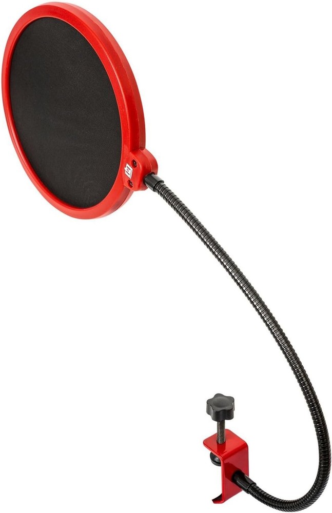 Deco Gear Universal Double Layer Pop Filter Microphone Wind Screen with Clip