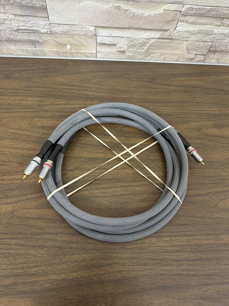 pair CRL Cable Research Labs Audiophile RCA Cables 2meter long