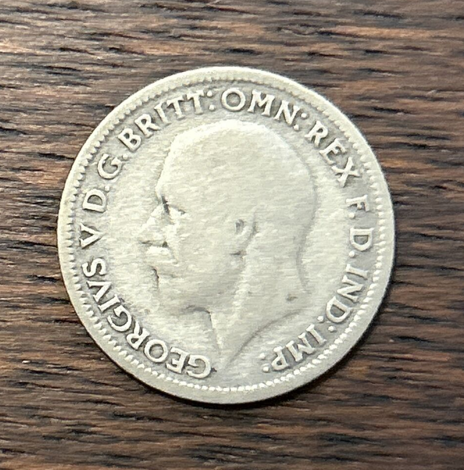 1930 Great Britain 6 Pence Silver Coin
