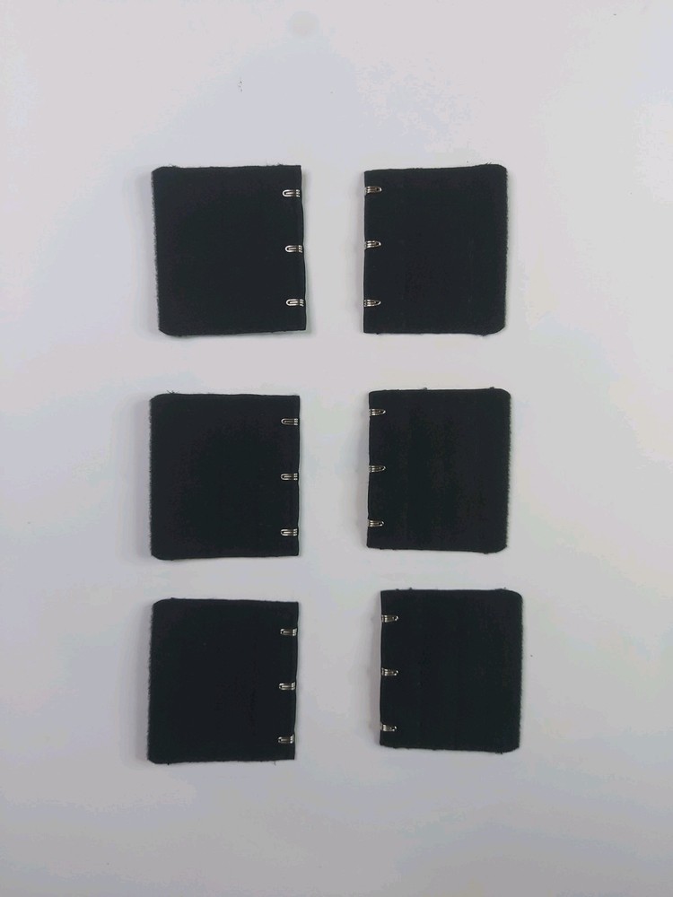6 pc 3 Row 3 Hook Bra Extender Extension Bra Strap Strapless Underwear Maternity