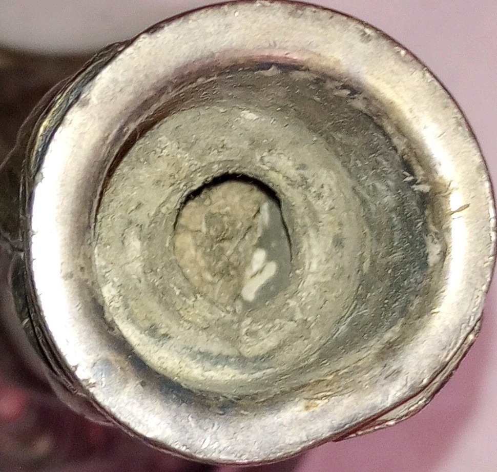 1853-1854 Elkington & Co. E & E Silver Plated Candlestick Birmingham, England