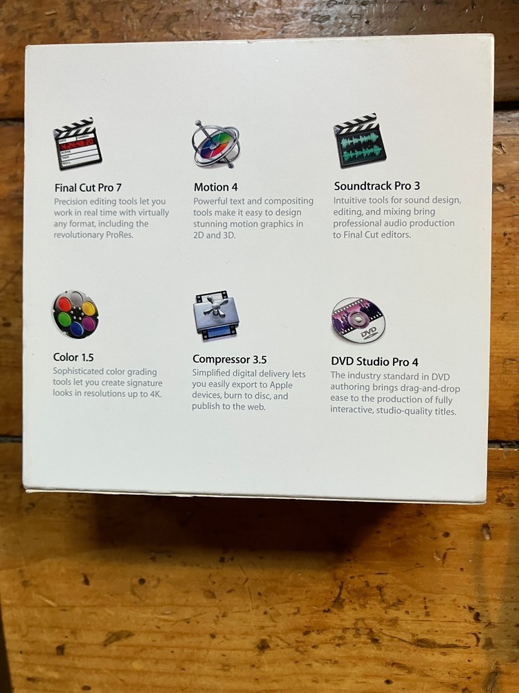 Apple Final Cut Studio (Retail (License + Media)) (1 User/s) (Academic)