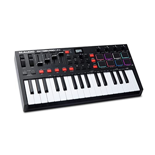 Oxygen Pro Mini 32 Key USB MIDI Keyboard Controller With Beat 32 Mini Keys