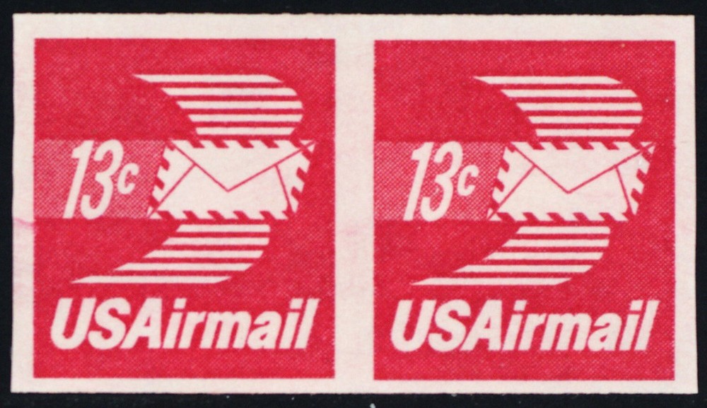 C83a, Mint VF NH 13¢ - Imperforate Coil Pair Error * Stuart Katz