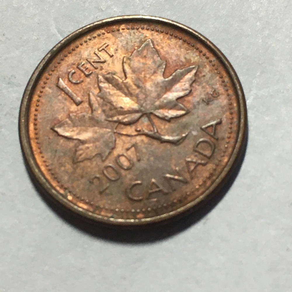 2007 CANADA ONE CENT COIN .