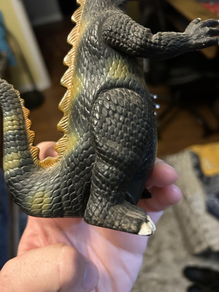 MONSTER DINOSAUR PULL BACK+GO ACTION GODZILLA VERY RARE