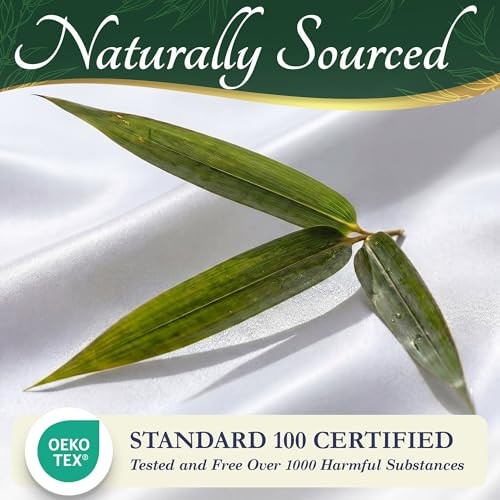 100% Viscose Derived from Bamboo Sheets Size - Luxury 6 Pc Queen White