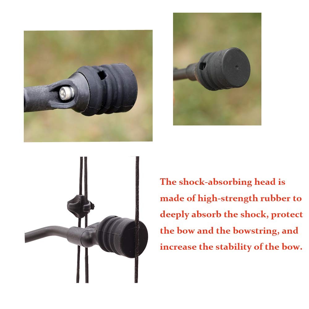 Compound Bow String Stop Bracket Vibration Stabilizer Archery Accessory