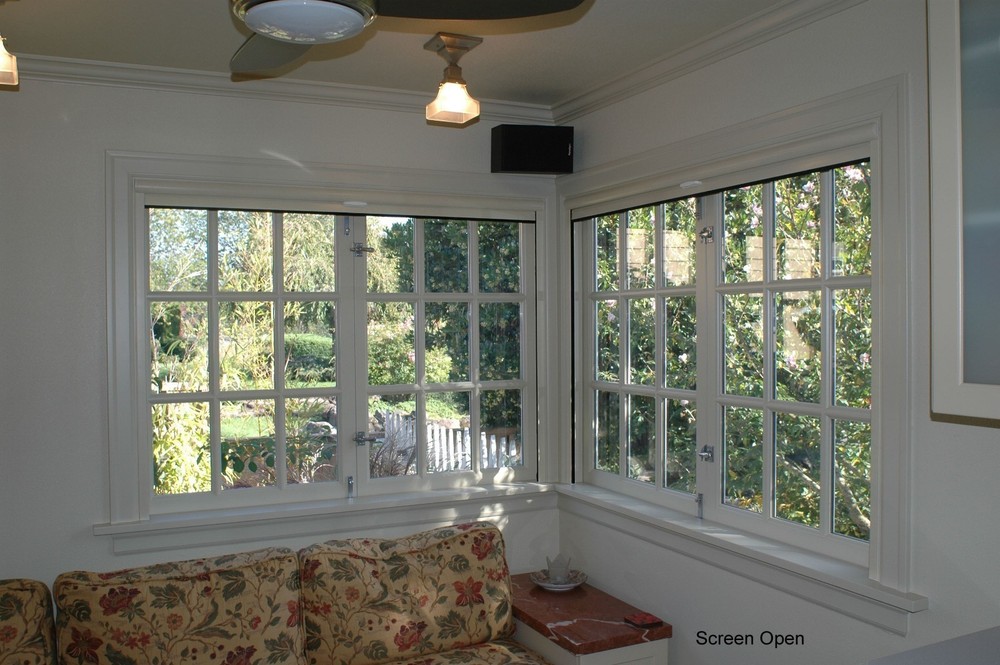 25-36" Wide x 18-24" Tall Retractabl​e Window Screen (Custom Built)