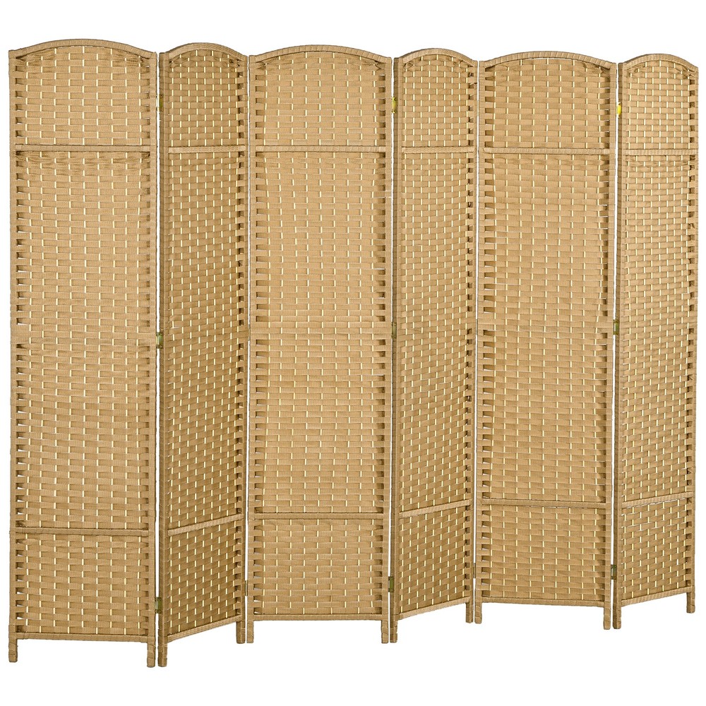5.6ft Folding Room Divider – 6-Panel Freestanding Privacy Screen for Home Office