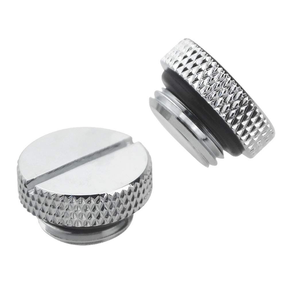 Silver Chrome G1/4" Plug Water Stop Plug Water Locks for Computer Water Cooli...