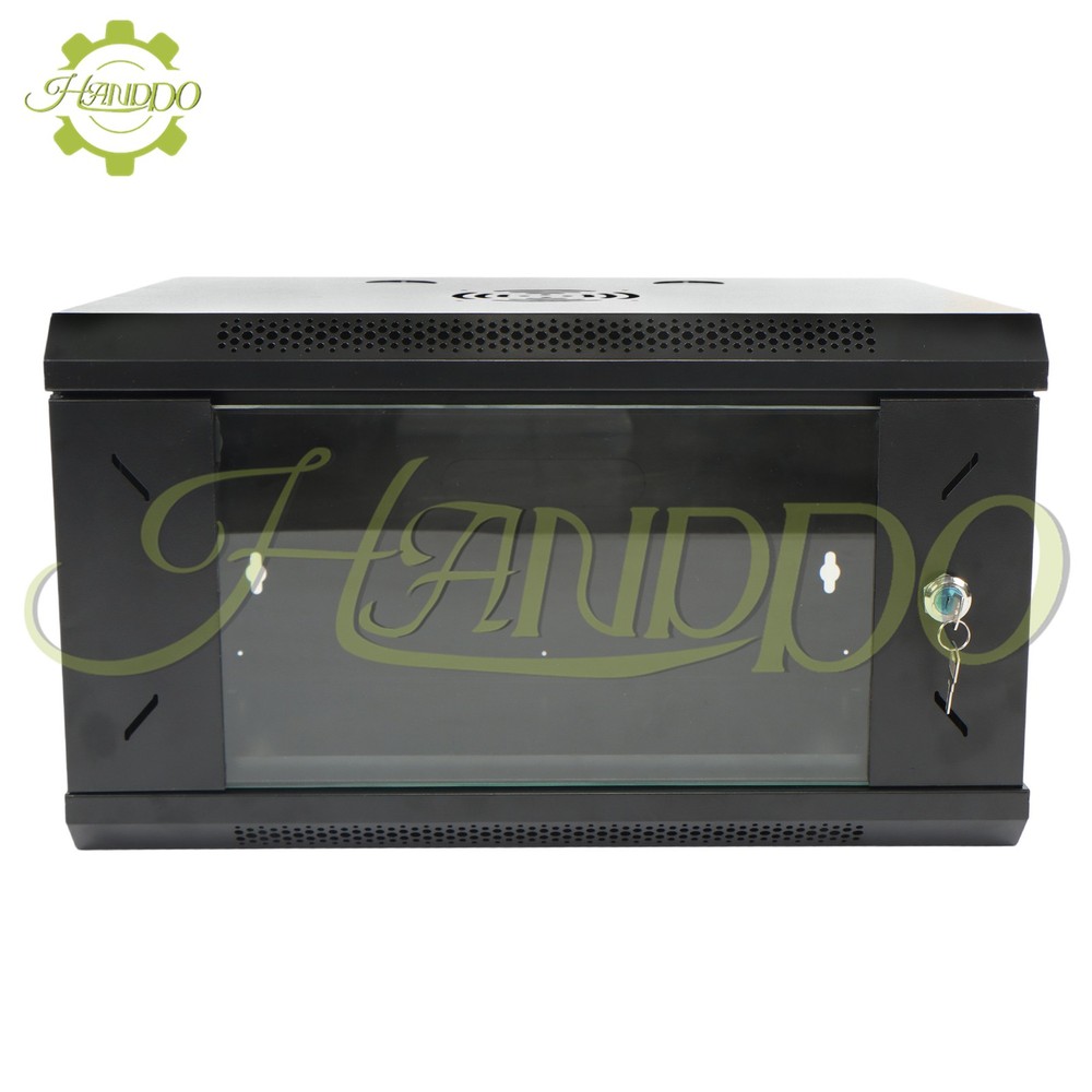 6U Wall Mount IT Data Network Server Rack Cabinet Enclosure 15.5" Depth Black