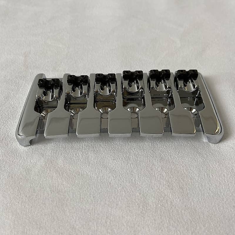 Chrome 6 String Electric Bass Guitar Fixed Bridge