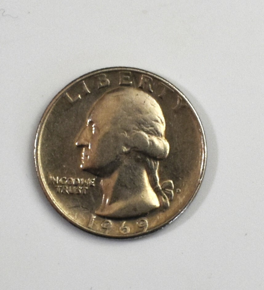 1969 D Quarter Missing Claw Error, Double Die, Partly Filled D RPM Strike Error