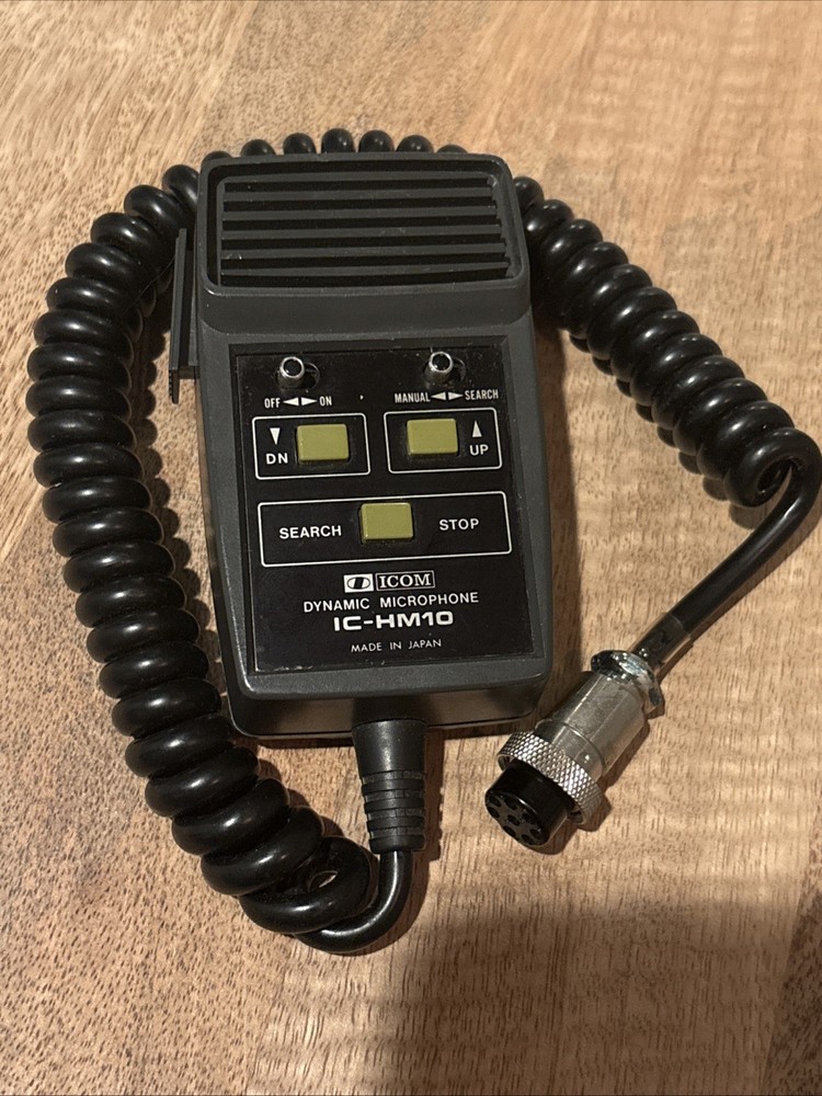 ICOM  IC-HM10  Dynamic Microphone Pre Owned Remote Up Down Search HAM Accessory