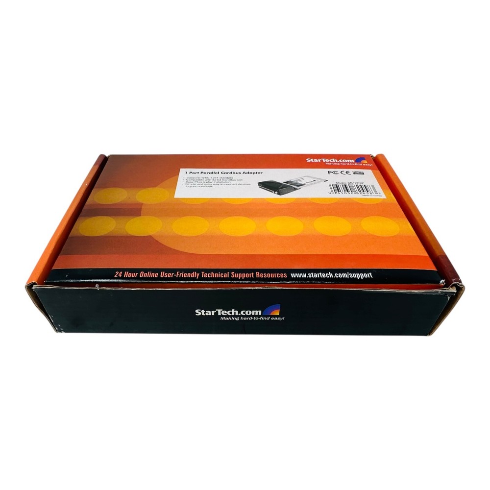 StarTech.com MODEL CB1PECP 1 PORT PARALLEL CARDBUS ADAPTER NEW IN BOX