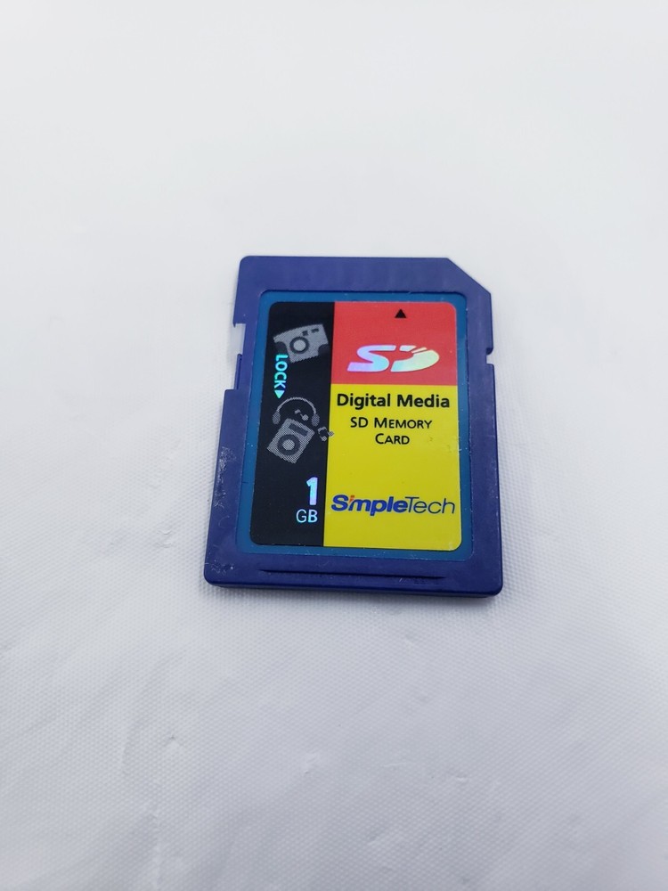 SimpleTech 1GB Memory SD Card Secure Digital