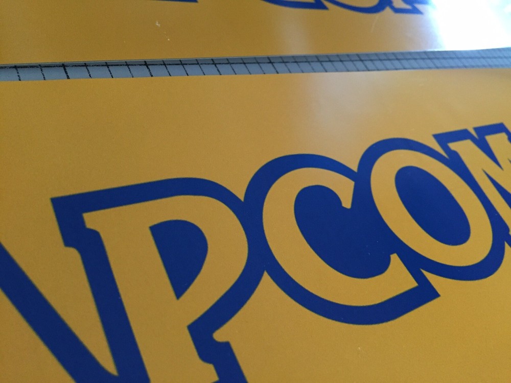 Capcom Arcade Side Art Sticker Pair 16” x 5”