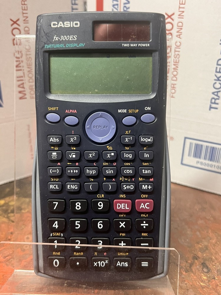 Casio FX-300ES Scientific Calculator, Tested & working