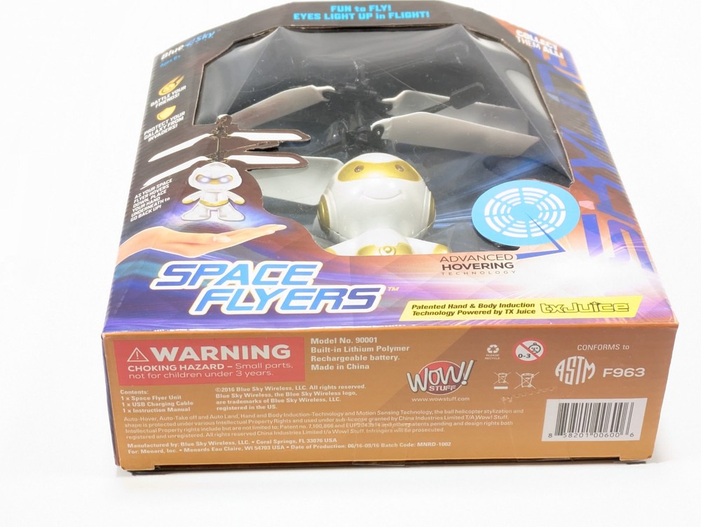 BLUE SKY WIRELESS SPACE FLYERS ROBOT BRIGADE Captain Apollo White