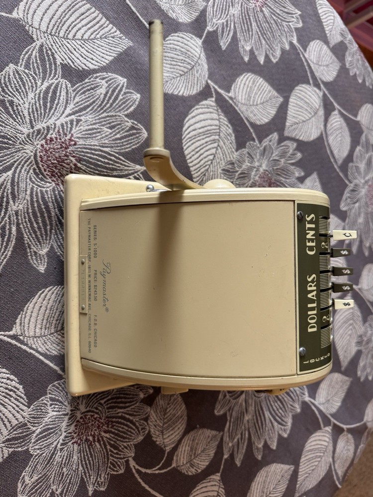 Paymaster Series S-1000 8 Column Check Writer