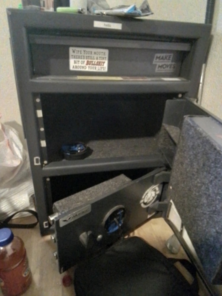 Amsec Safe Double Doors and Drop Box Steel