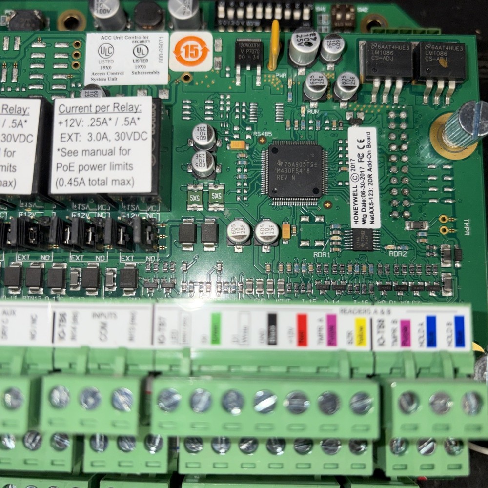 Honeywell NetAXS-123 Web-Based Access Control With 2 Door Add-On Board