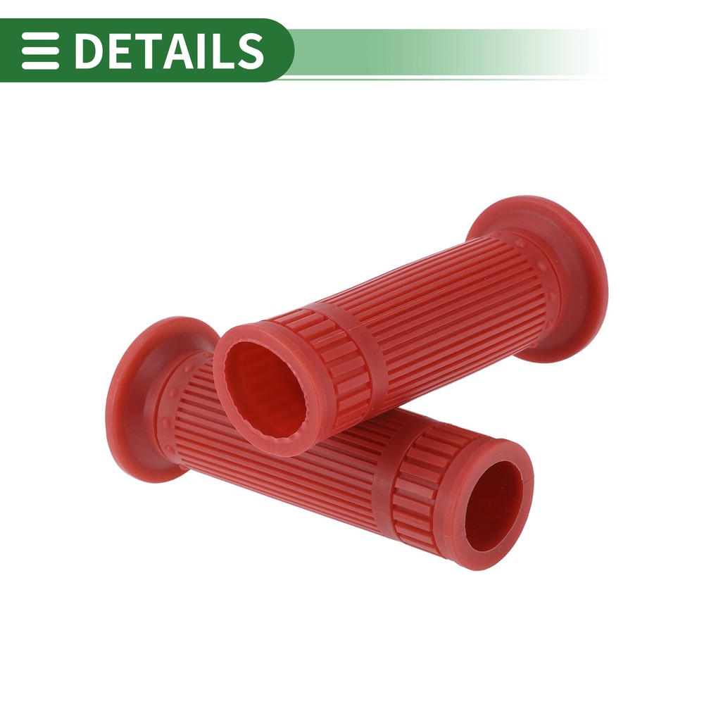 1" 25mm Motorcycle Knobs Handlebar Cover TPU Knobs Dark Red