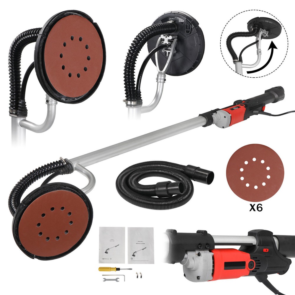 Pro New 800W Drywall Sander Electric Dry Wall Sanding Adjustable Variable Speed