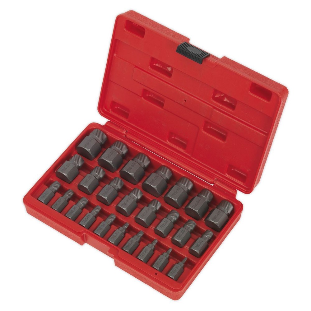 Sealey AK8182 Multi Spline Screw Extractor Set 25pc