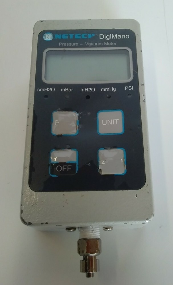 NETECH DigiMano Pressure- Vacuum Meter (Untested)