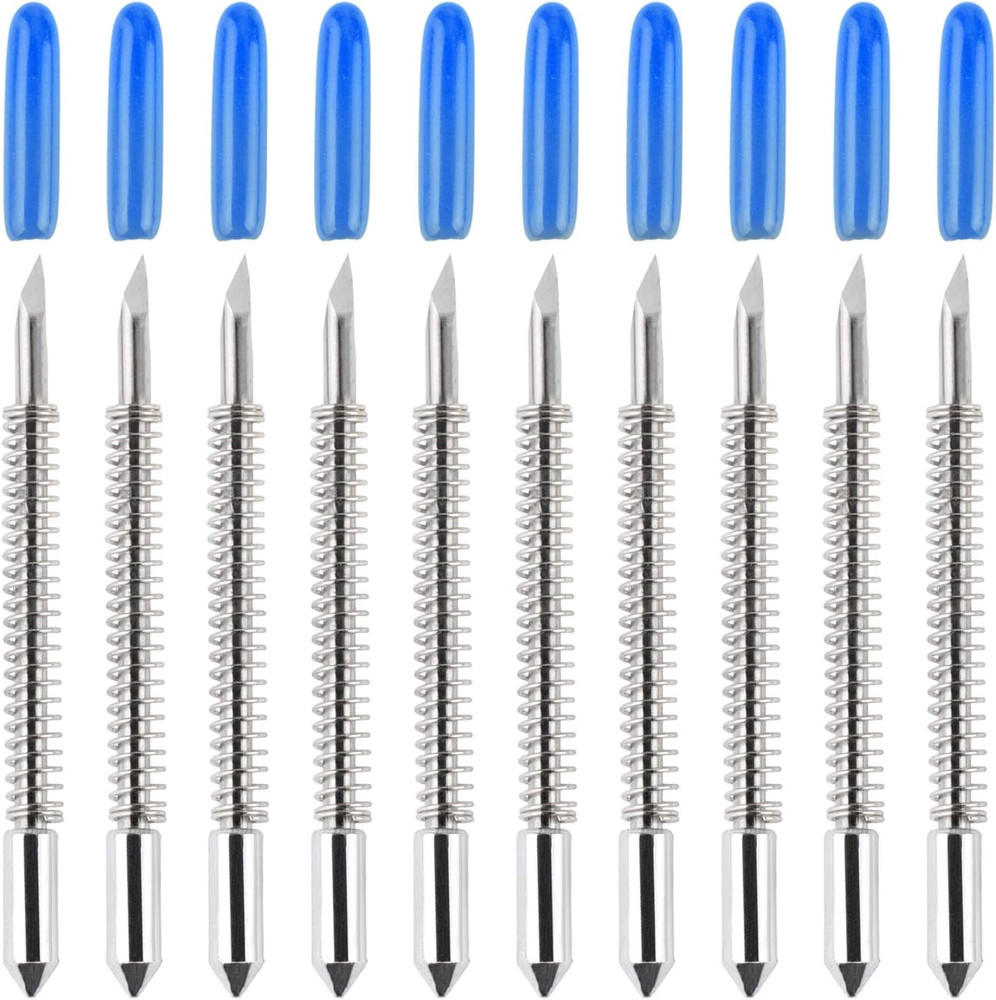 60 Degree Vinyl Cutter Blades Lettering Blade for Graphtec Cutting Plotter, Blue