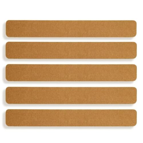 5Pack Cork Board Alternative Felt Strip Board, Strip Bulletin Board, Suitable