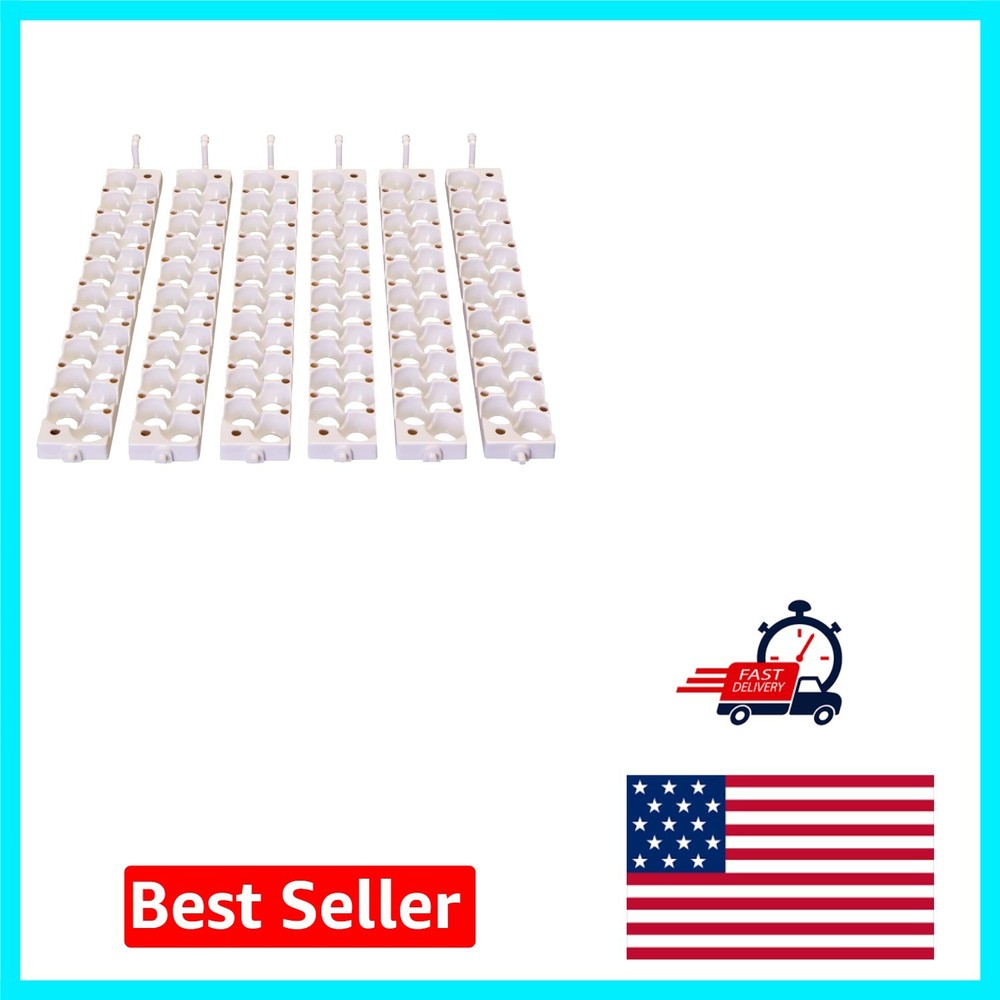 Automatic Egg Turner Rails - Incubate 120 Quail & Small Eggs Efficiently