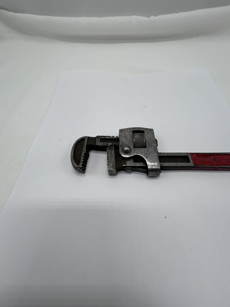 Vintage GUARANTEED West Germany Adjustable Pipe Monkey Wrench Red #8 RARE