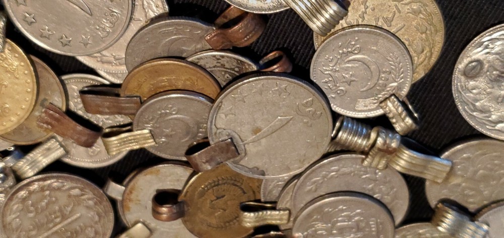 Vintage mixed coins