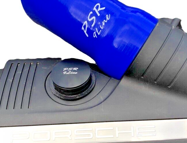 Porsche 997 911 Air Box Resonator Bypass Modification Plug & Blue Induction Pipe