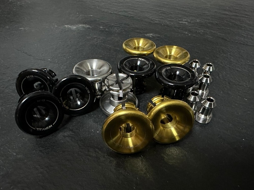 Titanium-DX Titanium handlebar cap screws