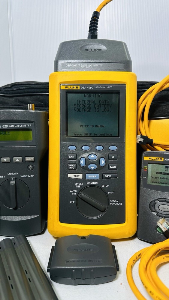 DSP-4000SR Smart Remote Fluke 4000 Cable Analyzer Kit