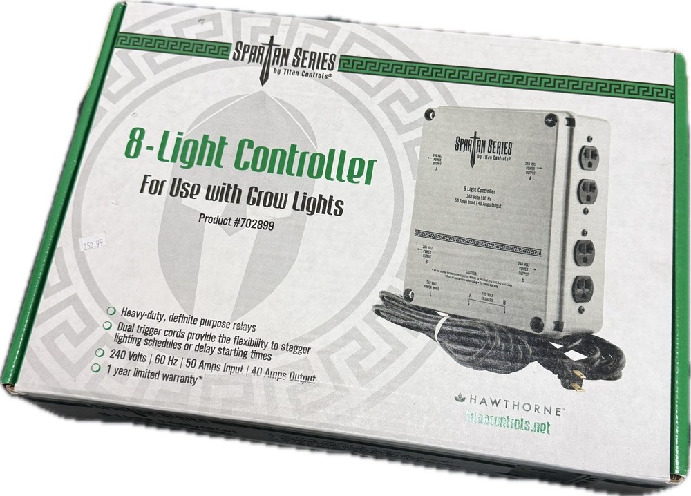 Titan Controls Spartan Series 8 Light Controller 240V -timer control