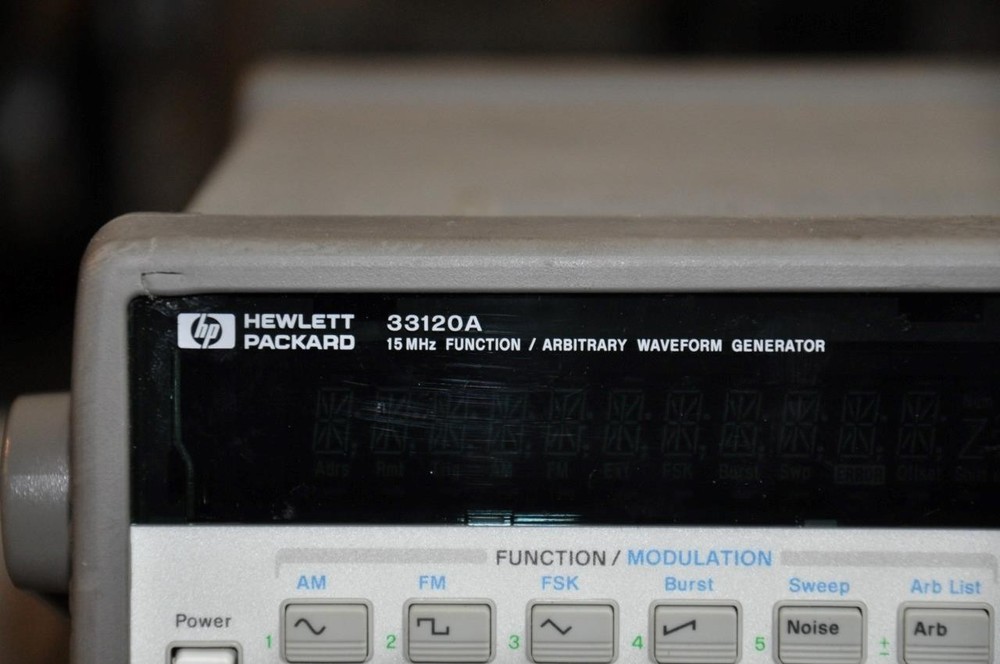 HP 33120A Function / Arbitrary Waveform Generator, 15 MHz