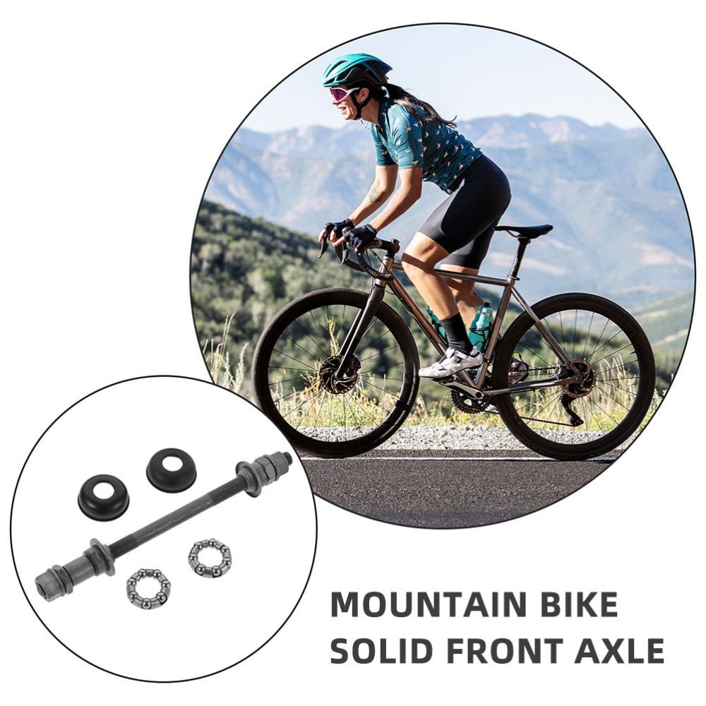 Bike Axle Replacement Front Kit Bicycle Bundle Quick Release Wheel Hub