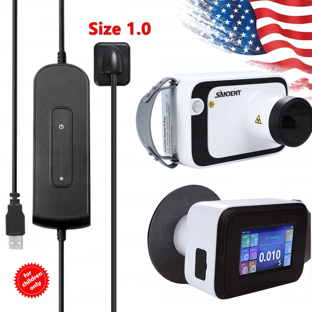 Dental X Portable Rays Digital Machine Rayos with Shield/Digital Sensor Size 1/2