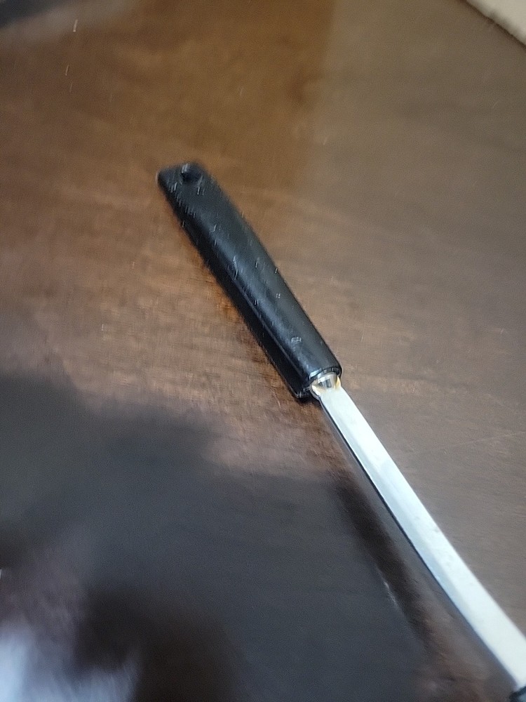 Vintage Ekco Black Nylon Solid Serving Spoon Plastic Handle