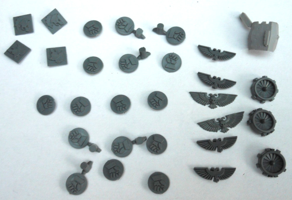 Warhammer 40k Space Marines Marine Emblems Icon Parts Bits