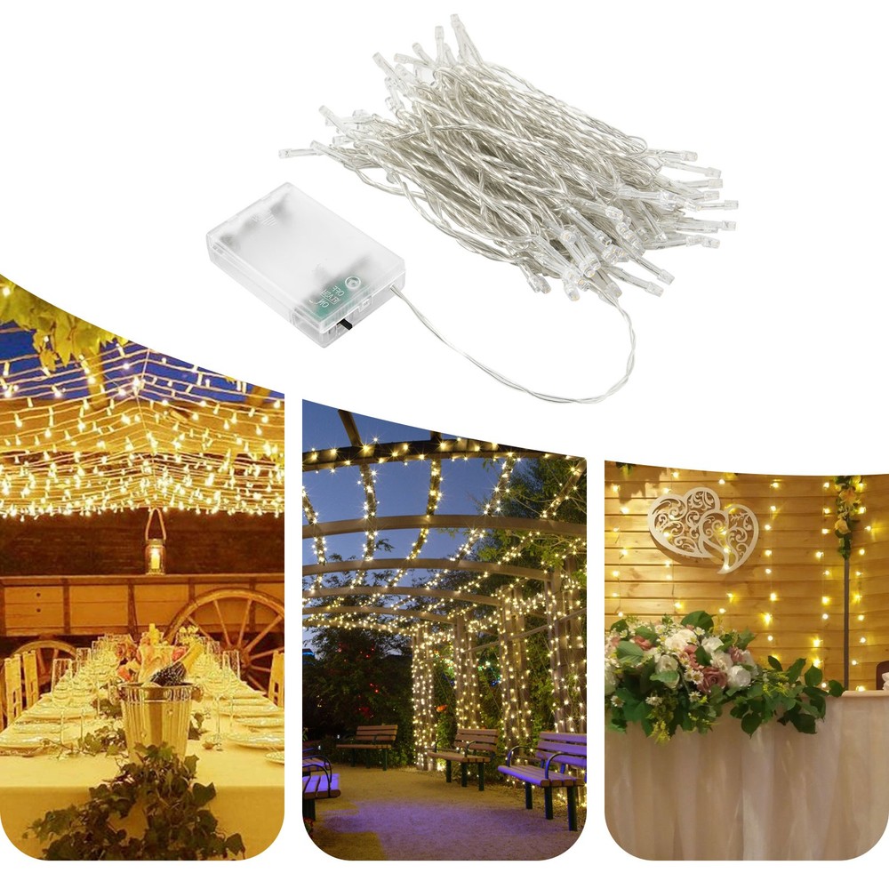 4W Warm Color 10m Decorative String Light with 80 LEDs & Controller