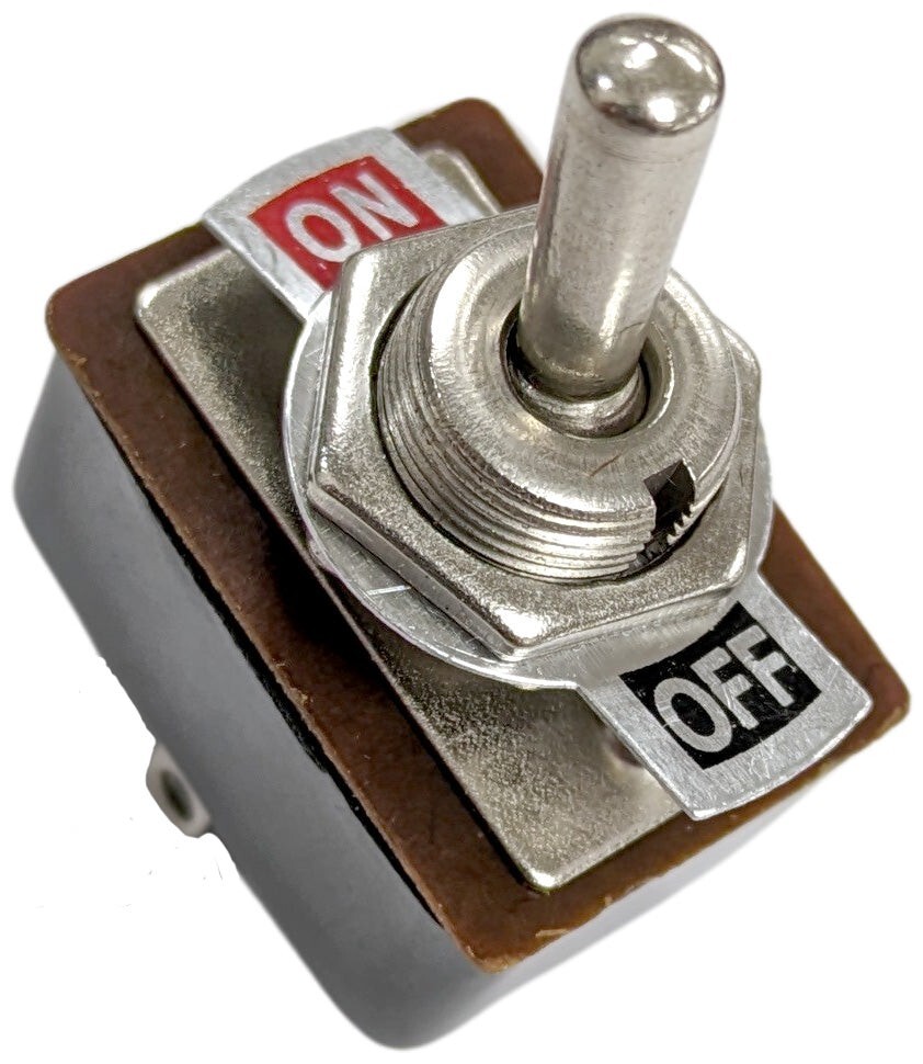 Standard DPDT Toggle Switch ON-OFF with 6 Solder Lug Pins