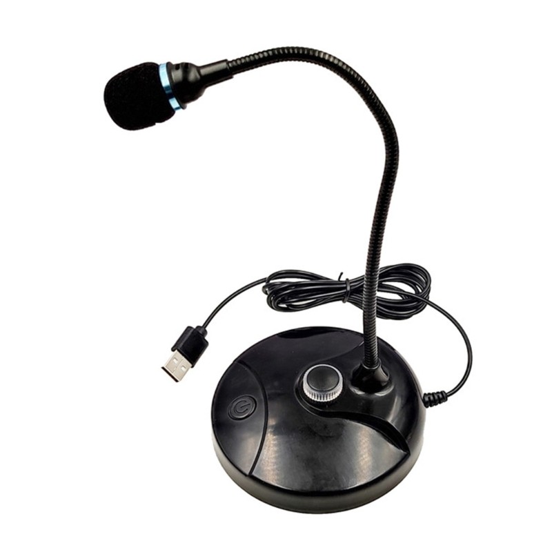 USB Microphone Studio Speech Chatting Singing USB Mic With Holder For PC Laptop