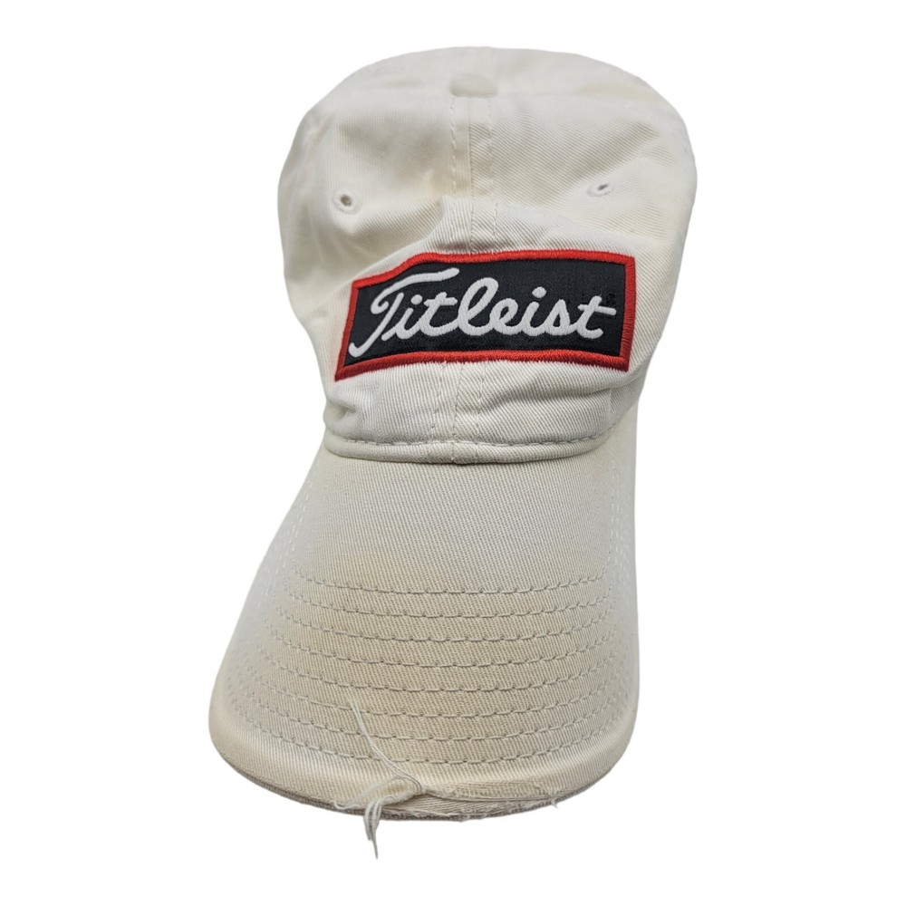 TITLEIST Hat Unisex White Adjustable Golf