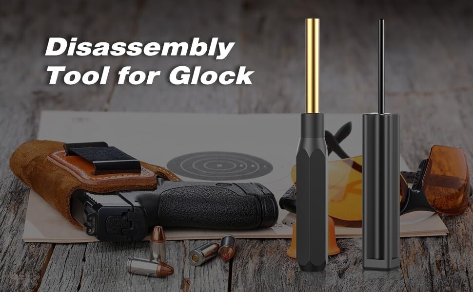 ‎ Front Sight Tool Set for Glock with Disassembly Punch Tool